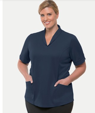 Ladies City Health Polo:Navy